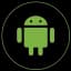 Android mobile app development logo